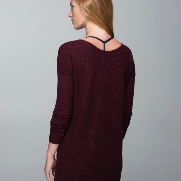 Lululemon The Sweater Life in Bordeaux Drama - Picture 4 of 4